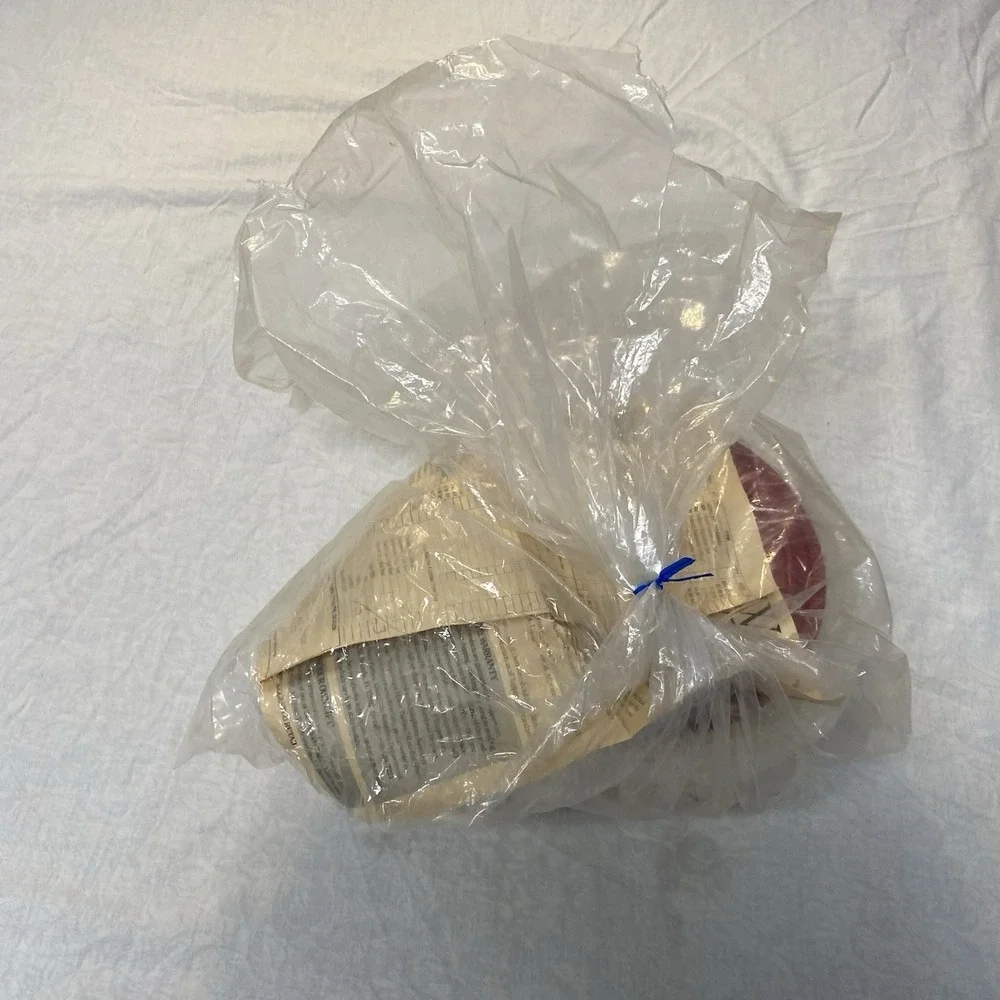 Vintage‎ Tupperware Mixing Bowl Set NOS w/Lids Bag & Paperwork 270-5 271-10 NOS
